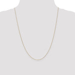 Gold (10K & 14K) Diamond-Cut Cable Chain - 14k Yellow Gold / 24 in / 0.8 mm, Spring Ring