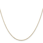 Gold (10K & 14K) Diamond-Cut Cable Chain - 14k Yellow Gold / 14 in / 0.8 mm, Lobster