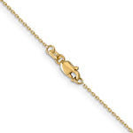 Gold (10K & 14K) Diamond-Cut Cable Chain - 14k Yellow Gold / 14 in / 0.8 mm, Lobster