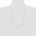 Gold (10K & 14K) Diamond-Cut Cable Chain - 14k Yellow Gold / 26 in / 0.8 mm, Lobster