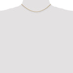 Gold (10K & 14K) Round Open Link Cable Chain - 14k Yellow Gold / 14 in / 1 mm