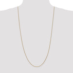 Gold (10K & 14K) Round Open Link Cable Chain - 14k Yellow Gold / 30 in / 1 mm