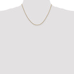 Gold (10K & 14K) Round Open Link Cable Chain - 14k Yellow Gold / 18 in / 1.4 mm, Standard