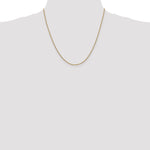 Gold (10K & 14K) Round Open Link Cable Chain - 14k Yellow Gold / 20 in / 1.4 mm, Standard