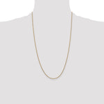 Gold (10K & 14K) Round Open Link Cable Chain - 14k Yellow Gold / 26 in / 1.4 mm, Standard