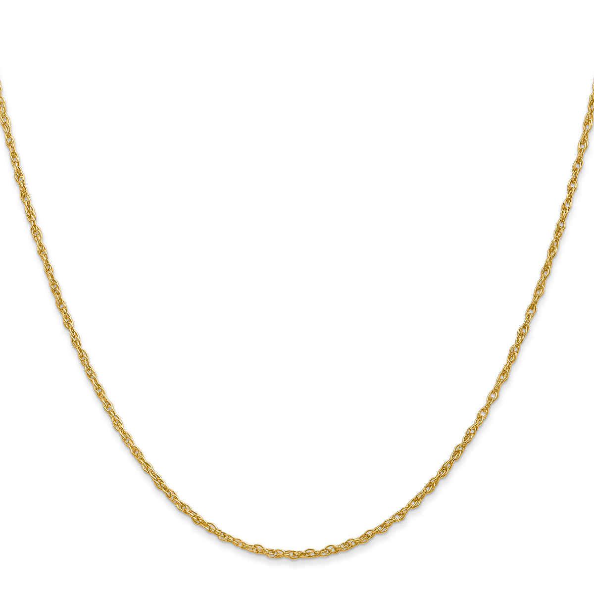 Gold (14K & 10K) Baby Rope Chain - 14k Yellow Gold / 16 in / 1.3 mm
