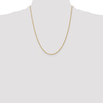 Gold (14K & 10K) Baby Rope Chain - 14k Yellow Gold / 22 in / 1.3 mm