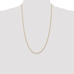 Gold (14K & 10K) Baby Rope Chain - 14k Yellow Gold / 26 in / 1.3 mm