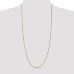Gold (14K & 10K) Baby Rope Chain - 14k Yellow Gold / 30 in / 1.3 mm