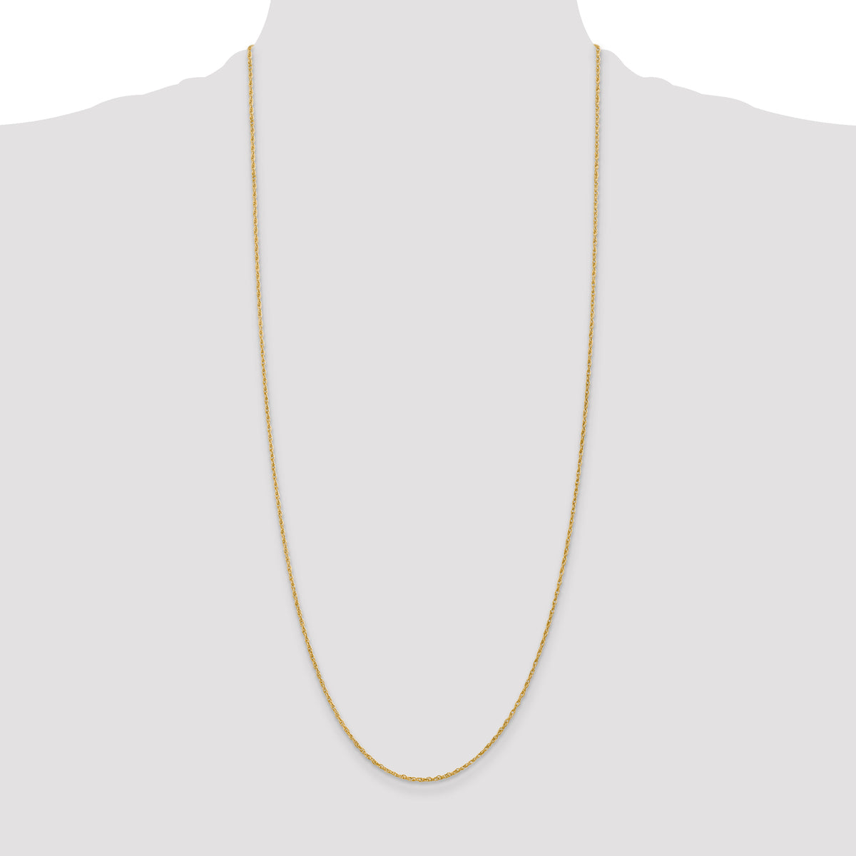Gold (14K & 10K) Baby Rope Chain - 14k Yellow Gold / 30 in / 1.3 mm