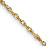 Gold (14K & 10K) Baby Rope Chain - 14k Yellow Gold / 16 in / 1.3 mm