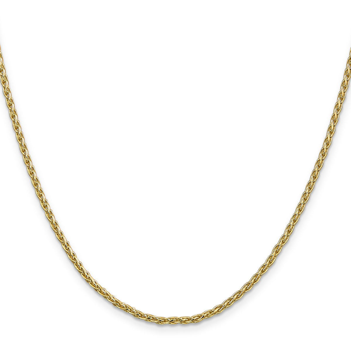 Gold (10K & 14K) Parisian Wheat Chain - 14k Yellow Gold / 16 in / 2.25 mm