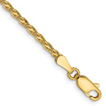 Gold (10K & 14K) Parisian Wheat Chain Bracelet - 14k Yellow Gold / 7 in / 2.25 mm