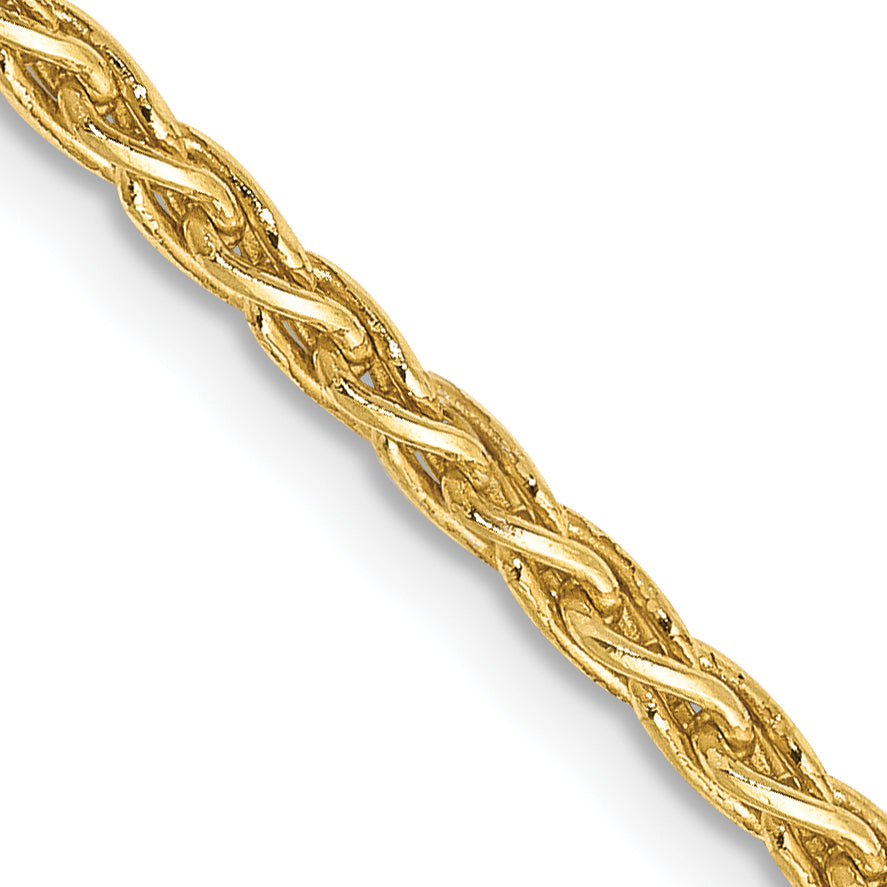 Gold (10K & 14K) Parisian Wheat Chain - 14k Yellow Gold / 16 in / 2.25 mm