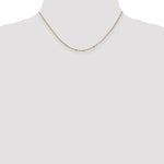 Gold (10K & 14K) Flat Figaro Chain - 14k Yellow Gold / 16 in / 1.25 mm