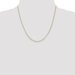 Gold (10K & 14K) Flat Figaro Chain - 14k Yellow Gold / 20 in / 1.25 mm