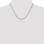 Gold (10K & 14K) Parisian Wheat Chain - 14k White Gold / 18 in / 2.25 mm