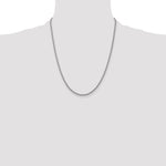 Gold (10K & 14K) Parisian Wheat Chain - 14k White Gold / 22 in / 2.25 mm