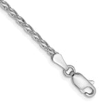 Gold (10K & 14K) Parisian Wheat Chain Bracelet - 14k White Gold / 7 in / 2.25 mm