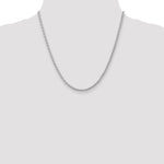 Gold (10K & 14K) Parisian Wheat Chain - 14k White Gold / 20 in / 3 mm