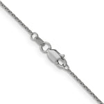 Gold (10K & 14K) Round Open Link Cable Chain - 14k White Gold / 14 in / 1 mm