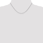 Gold (10K & 14K) Round Open Link Cable Chain - 14k White Gold / 16 in / 1 mm