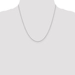 Gold (10K & 14K) Cable Chain - 14k White Gold / 20 in / 0.9 mm, Spring Ring