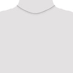 Gold (14K & 10K) Baby Rope Chain - 14k White Gold / 14 in / 1.3 mm