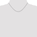 Gold (14K & 10K) Baby Rope Chain - 14k White Gold / 16 in / 1.3 mm