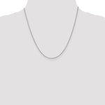Gold (14K & 10K) Baby Rope Chain - 14k White Gold / 20 in / 1.3 mm