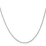 Gold (10K & 14K) Spiga Chain - 14k White Gold / 14 in / 0.85 mm, Lobster