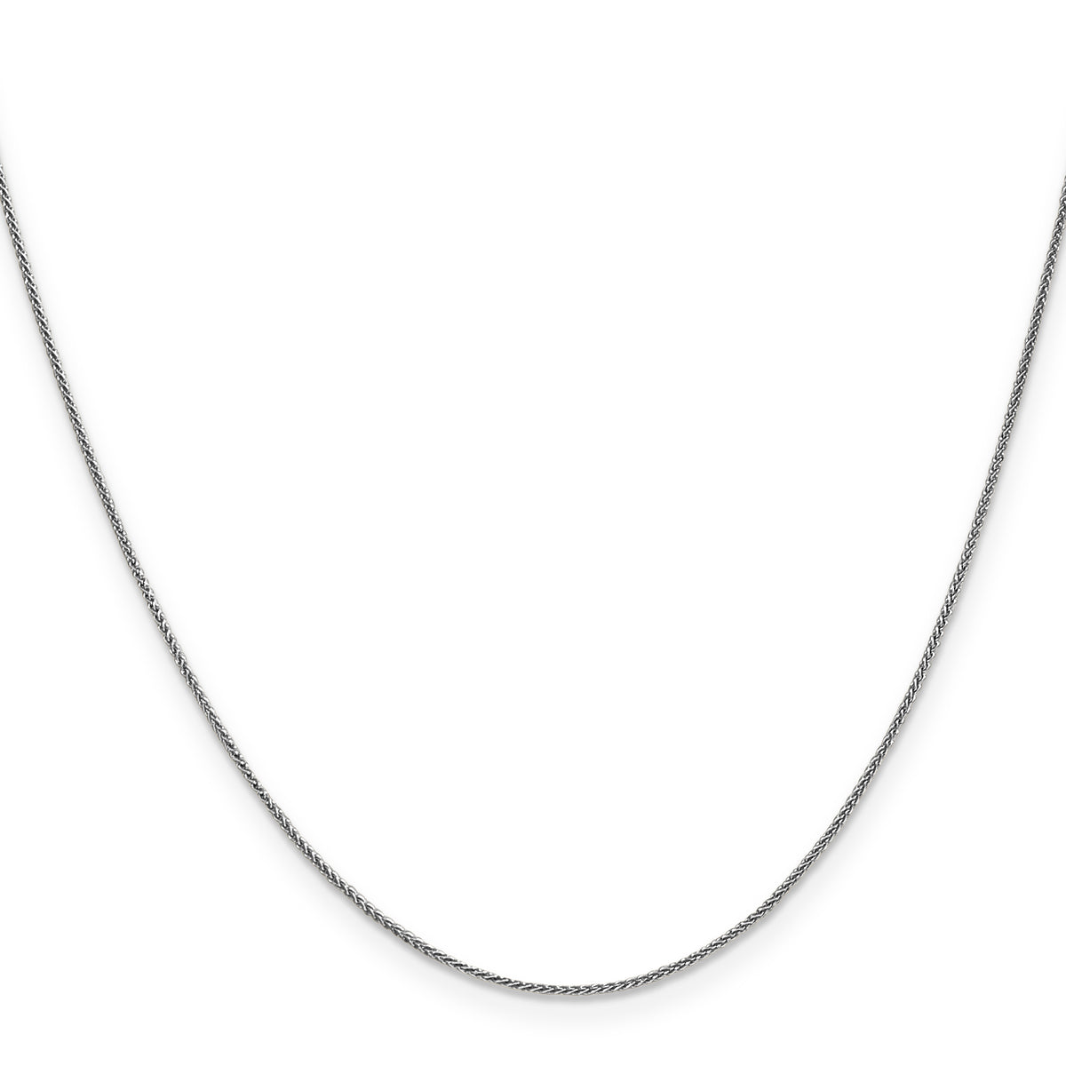 Gold (10K & 14K) Spiga Chain - 14k White Gold / 14 in / 0.85 mm, Lobster
