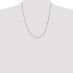 Gold (10K & 14K) Spiga Chain - 14k White Gold / 22 in / 0.85 mm, Lobster