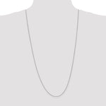Gold (10K & 14K) Spiga Chain - 14k White Gold / 30 in / 0.85 mm, Lobster