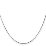 Gold (14K) Curb Chain - 14k White Gold / 13 in / 0.9 mm