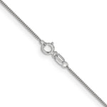 Gold (14K) Curb Chain - 14k White Gold / 13 in / 0.9 mm