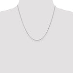 Gold (14K) Curb Chain - 14k White Gold / 20 in / 0.9 mm