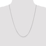 Gold (14K) Curb Chain - 14k White Gold / 24 in / 0.9 mm