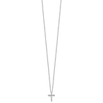 Diamond Cross Pendant Necklace - 14k White Gold / Diamond / 1/3 ctw.
