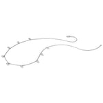 True Origin Lab Grown Diamond 9 Station Necklace - 14k White Gold / 1-1/6 ctw.
