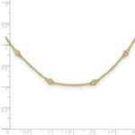 True Origin Lab Grown Diamond Station Necklace - 14k Yellow Gold / 16 in / 1/3 ctw.