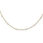True Origin Lab Grown Diamond Station Necklace - 14k Yellow Gold / 16 in / 1/3 ctw.