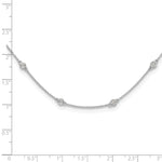 True Origin Lab Grown Diamond Station Necklace - 14k White Gold / 20 in / 1/2 ctw.