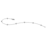 True Origin Lab Grown Diamond Station Bracelet & Anklet - 14k White Gold / 7 in