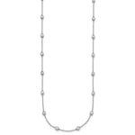 True Origin Lab Grown Diamond Station Necklace - 14k White Gold / 20 in / 1-1/5 ctw.