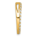 Grande Lab Grown Diamond Circle Pendant - 14k Yellow Gold / 1 ctw. / VS+ F+