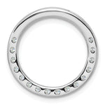 Grande Lab Grown Diamond Circle Pendant - 14k White Gold / 1-1/2 ctw. / VS+ F+