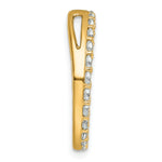 Grande Lab Grown Diamond Circle Pendant - 14k Yellow Gold / 1-1/2 ctw. / VS+ F+