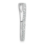 Grande Lab Grown Diamond Circle Pendant - 14k White Gold / 2 ctw. / VS+ F+