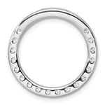 Grande Lab Grown Diamond Circle Pendant - 14k White Gold / 2 ctw. / VS+ F+
